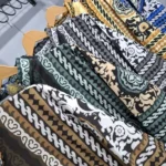 پیراهن ساحلی بوگاتی بلند کمرکش یقه دار