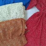 پیراهن ساحلی نخی پفکی توپ توپی