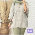 شومیز مانتویی طرحدار درجه 1