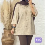 شومیز مانتویی طرحدار درجه 1