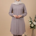 ست تونیک شلوار زنانه نگین دار مجلسی