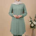 ست تونیک شلوار زنانه نگین دار مجلسی