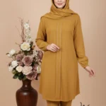 ست تونیک شلوار زنانه نگین دار مجلسی