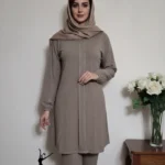 ست تونیک شلوار زنانه نگین دار مجلسی