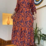 پیراهن ساحلی بوگاتی نارنجی