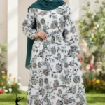 پیراهن ساحلی فلور مشکی